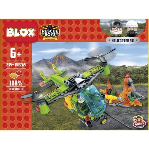 blox bloques de armar avion de 235 piezas dima juguetes