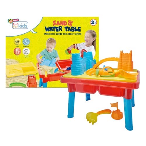 mesa para jugar con arena y agua dima juguetes